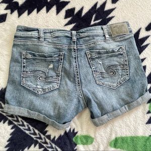 Silver Jean Shorts 32